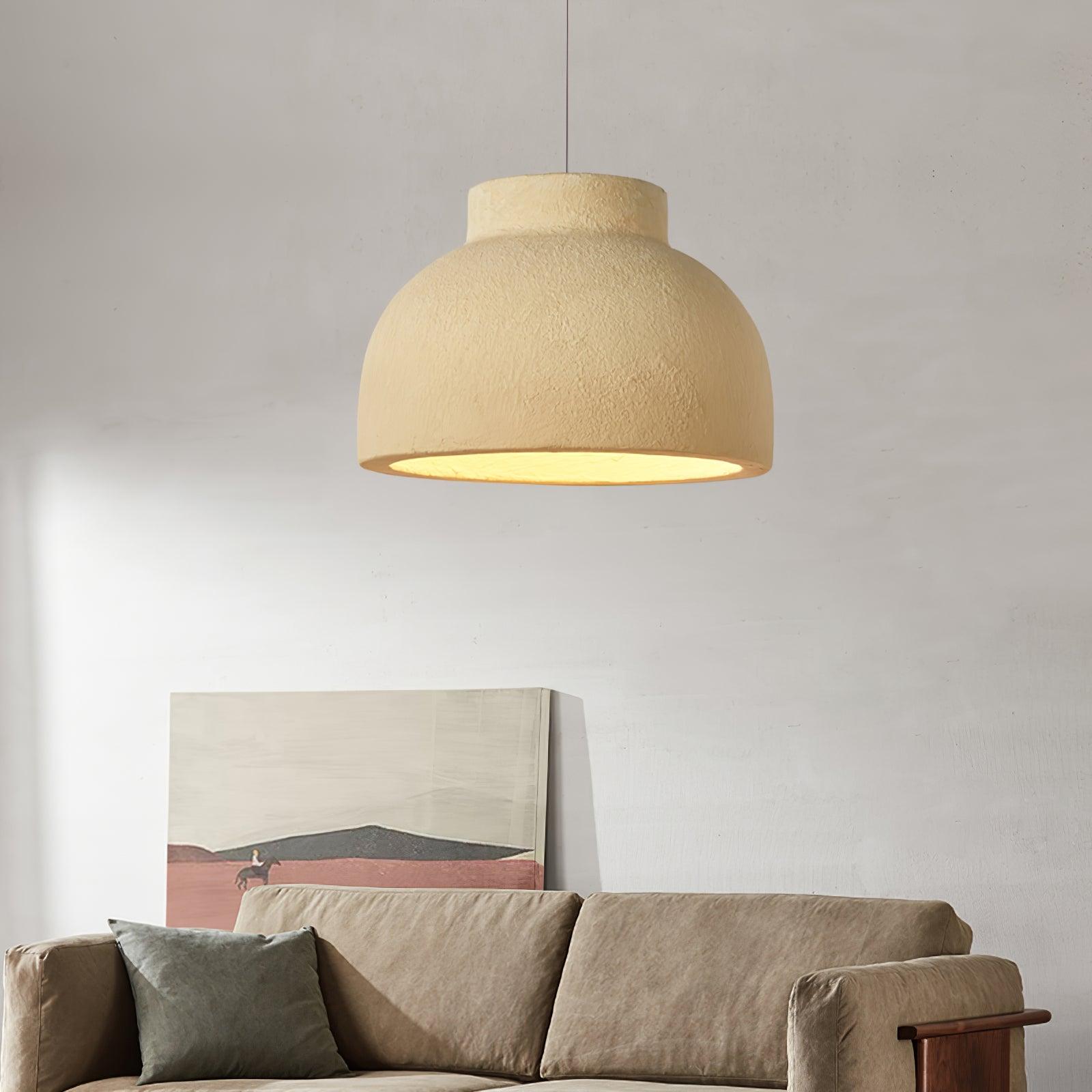 Matte Texture Wabi Sabi Pendant Light