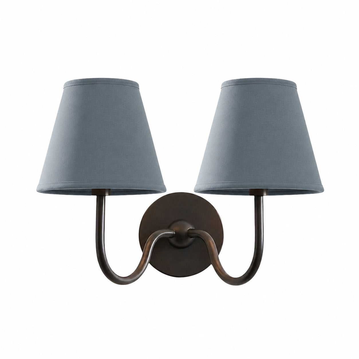 Luvora Vintage Pleated Shade Wall Lamp - Modern Brass Linen Wall Lighting