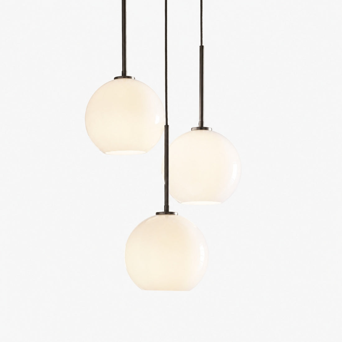 Selvion Minimalist Crystal Chandelier - Handcrafted Glass Sculptural Lighting Fixture