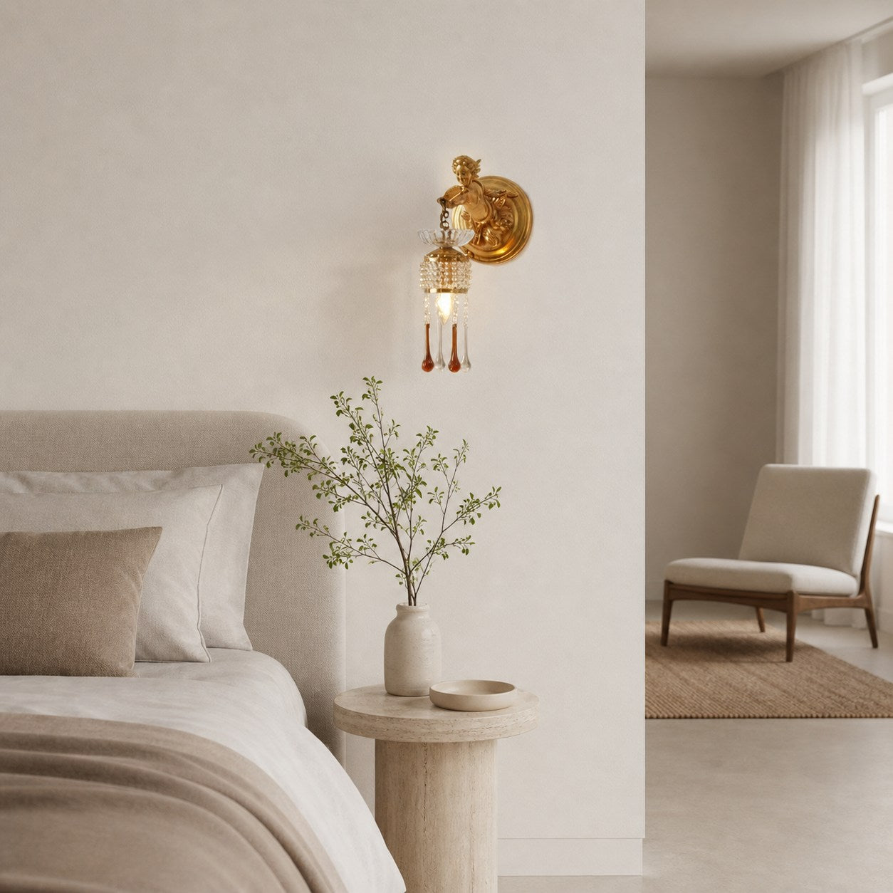 Sabrina Angelic Wall Lamp