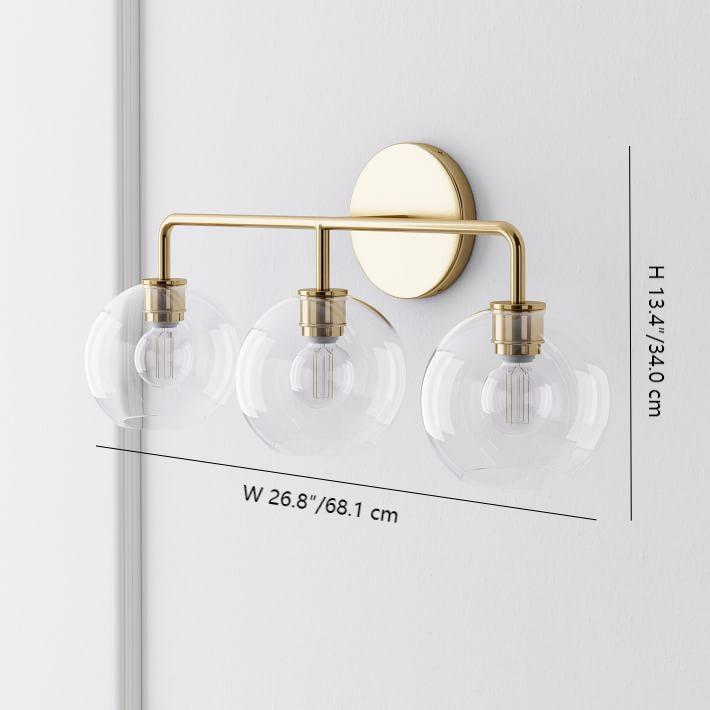 Selvion Artistic Globe Sconce Light - Handcrafted Glass Sculptural Wall Fixture