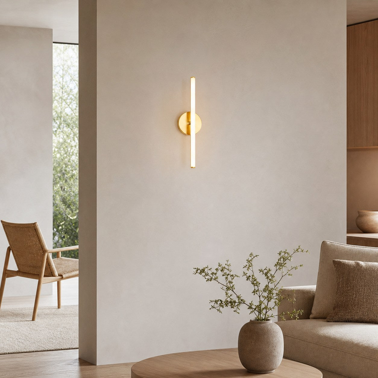Voro Modern LED Wall Sconce - Metal Bathroom & Hallway Lighting Fixture