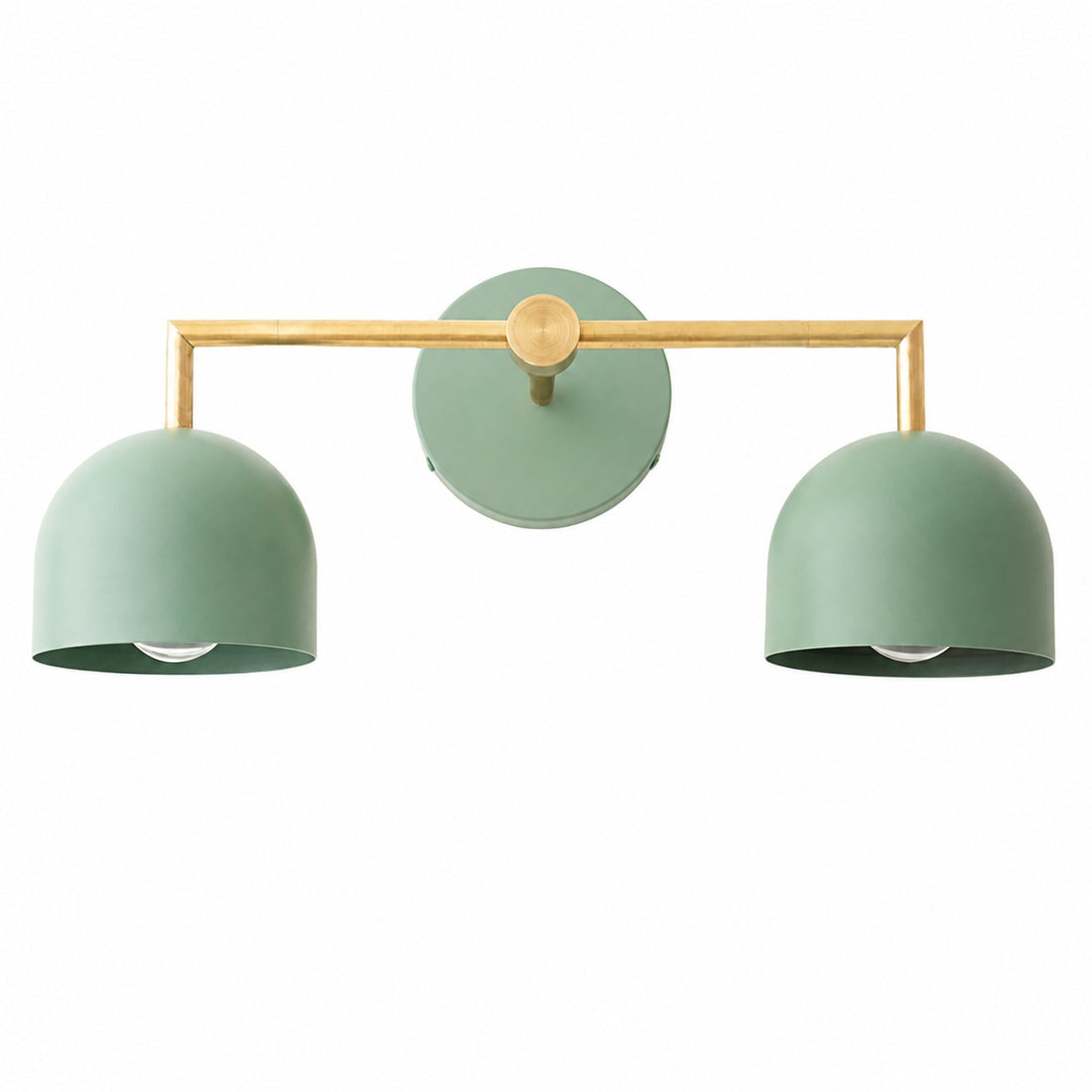 Metio Dome Farmhouse Vanity Wall Light Colorful Metal Sconce
