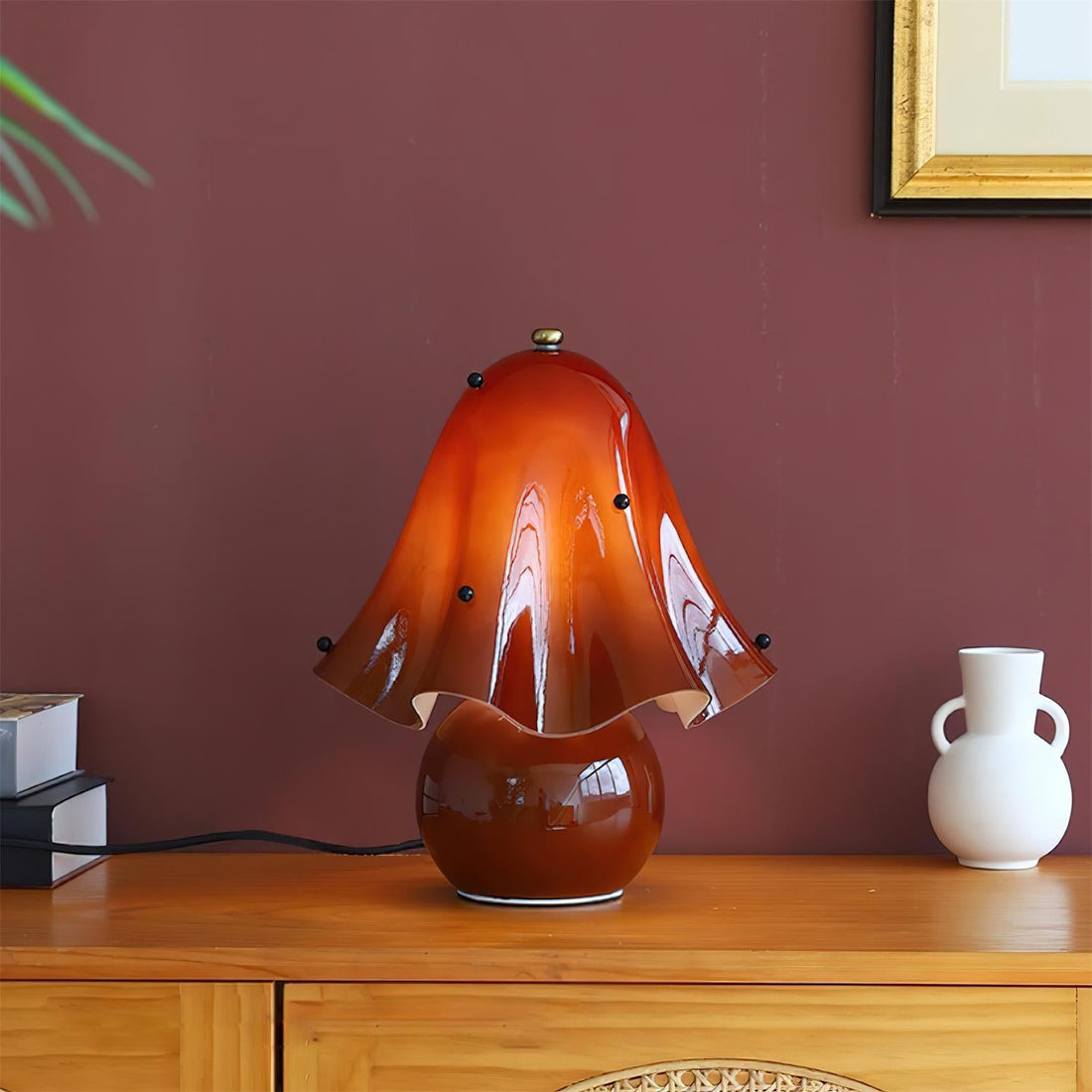 Bellina Decorative Table Lamp - Sculptural Bell Flower Shape