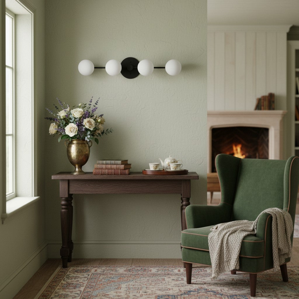 Glorica Glass Long Vanity Light - Modern Minimalist Wall Sconce Design