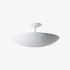 Plara Flush Mount - Rounded Minimalist Dome Metal Ceiling Light for Hallway