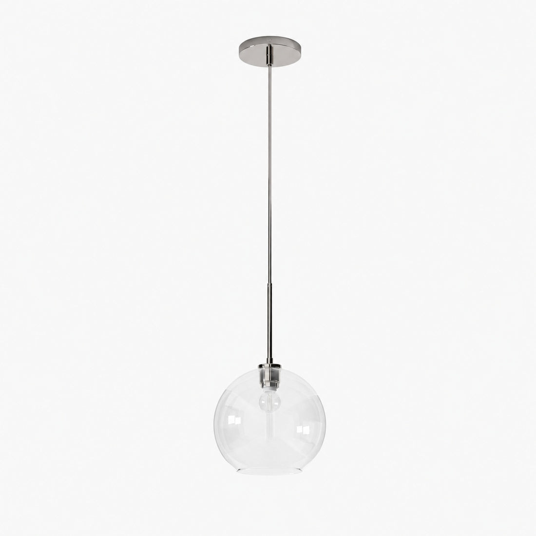 Selvion Sculptural Globe Pendant Light - Modern Glass Pendant Lamp - Sleek Design