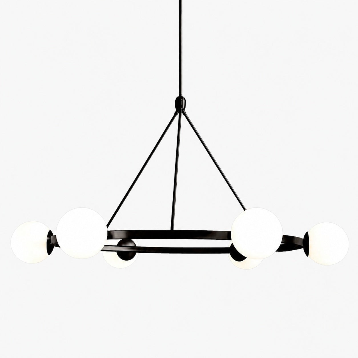 Brelia Round Light Chandelier - Modern Globe Chandelier in Stylish Design