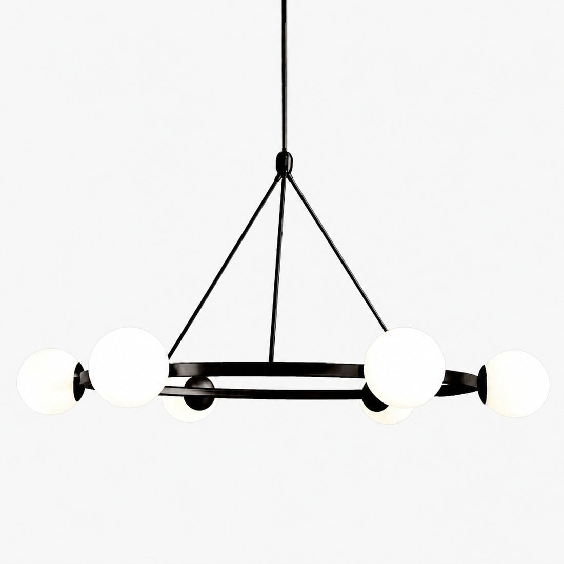 Brelia Round Light Chandelier - Modern Globe Chandelier in Stylish Design
