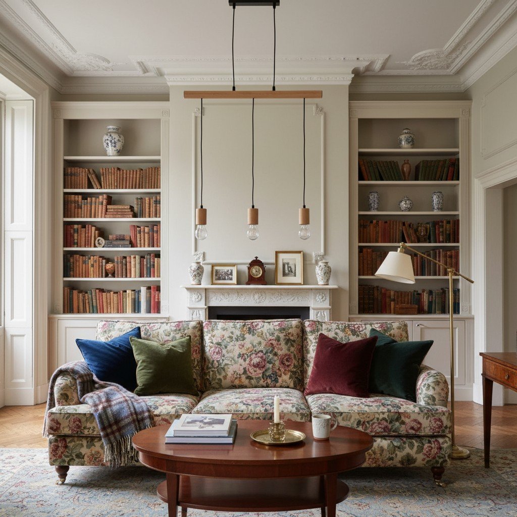 Virell Adjustable Linear Ceiling Light – 3‑Bulb Wooden and Metal Design for Kitchen Island or Office