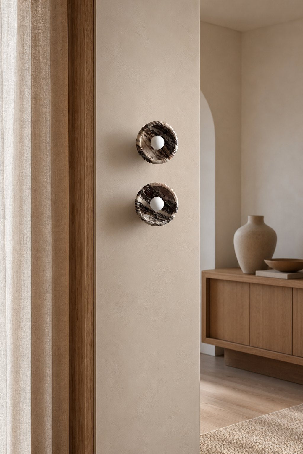 Piedra Marble Wall Lamp