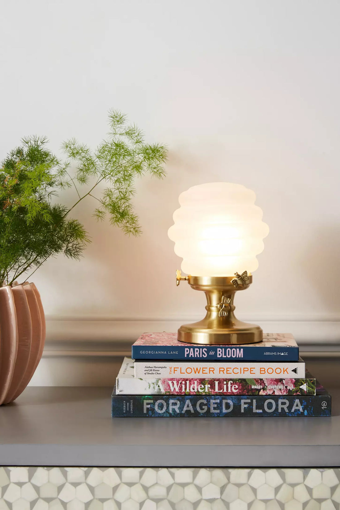Capigia Decorative Table Lamp - Glass and Metal Decorative Lighting