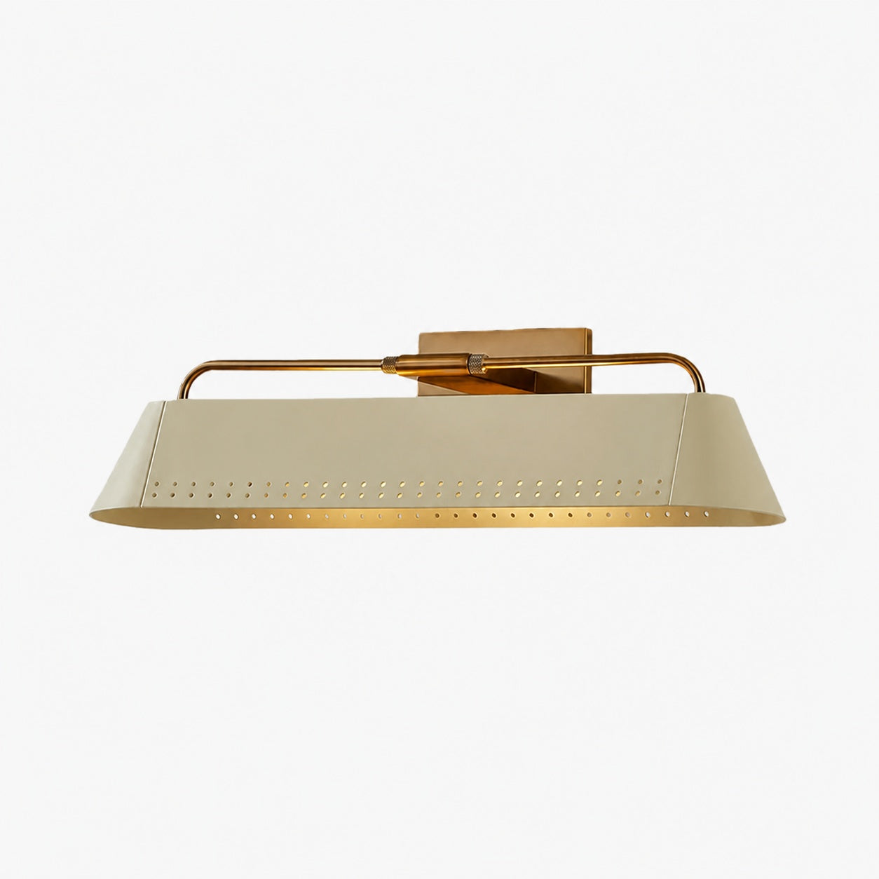 Libris Wall-Mounted Picture Light - Modern Steel Frame with Soft Sand Shade for Entryway & Dining