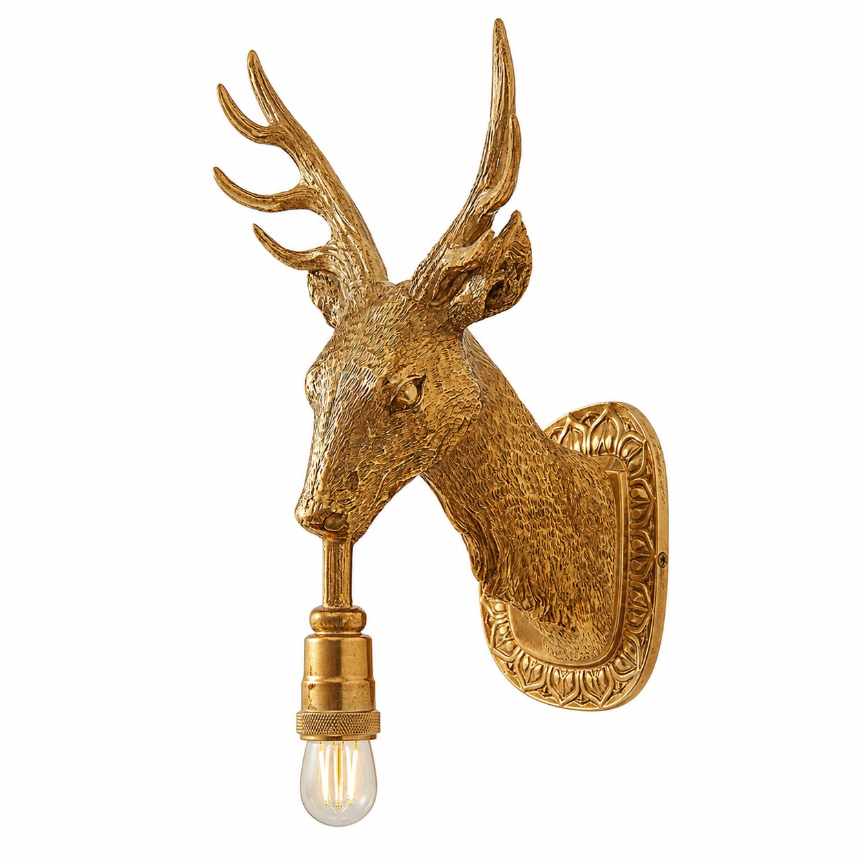 Antler Crystal Wall Lamp
