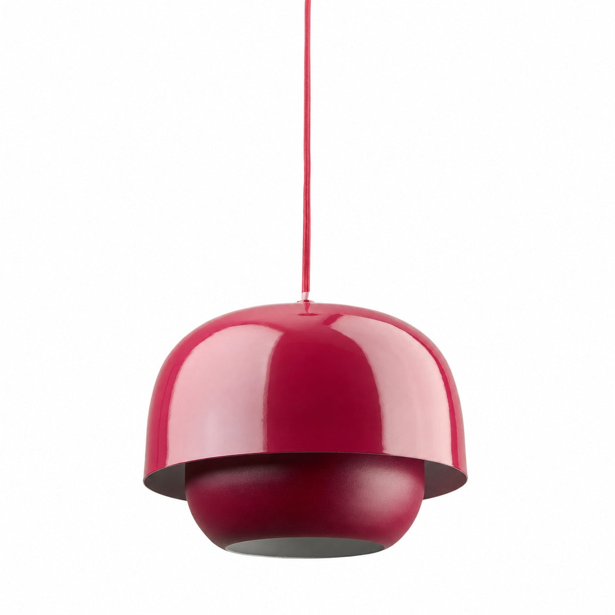 Clinco Retro-Modern Metal Pendant - Dual Shade Dome Light