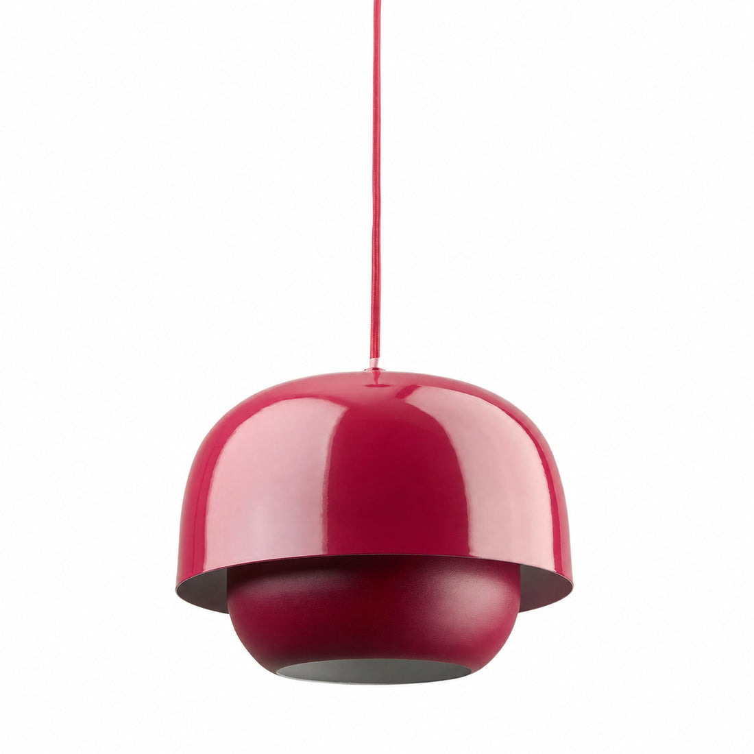 Clinco Retro-Modern Metal Pendant - Dual Shade Dome Light