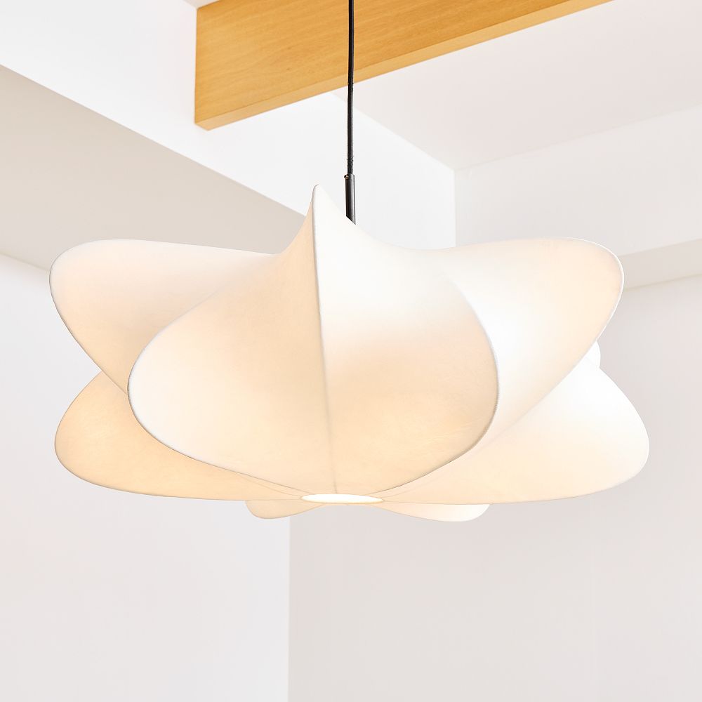 Havion Cocoon Pendant Lamp - Minimalist Polymer Shade with Adjustable Hanging