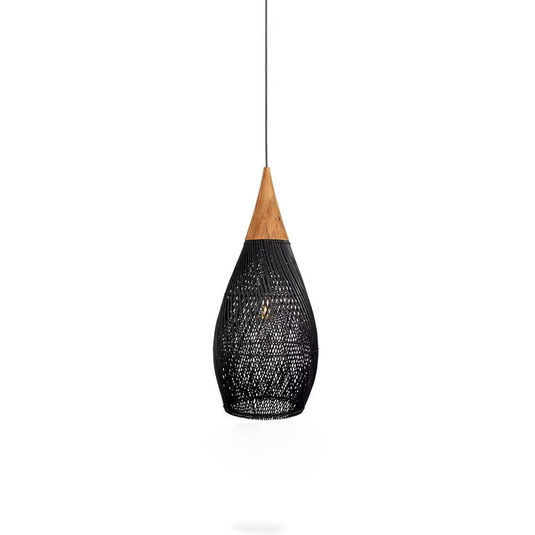 Harp Braided Rattan Pendant Lamp