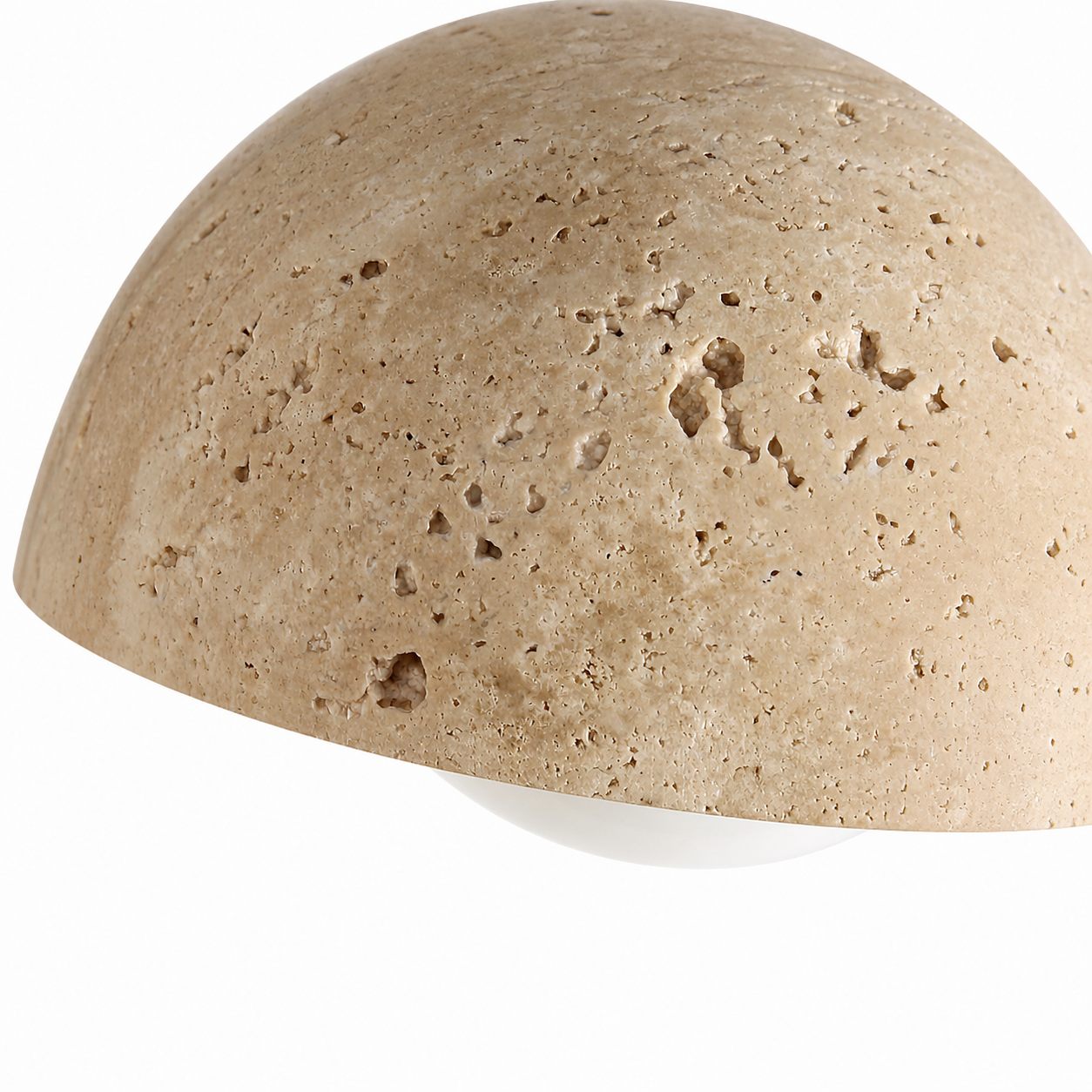 Tia Travertine Swing Arm Plug-in Sconce