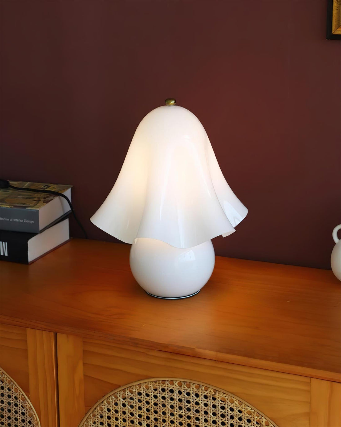 Bellina Decorative Table Lamp - Sculptural Bell Flower Shape