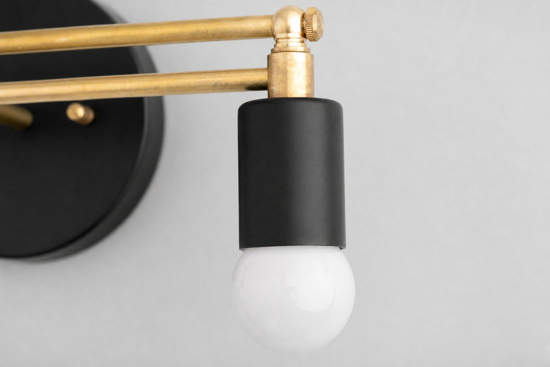 Mobilux Line Modern Vanity Light - Bathroom Wall Fixture in Art Deco Style