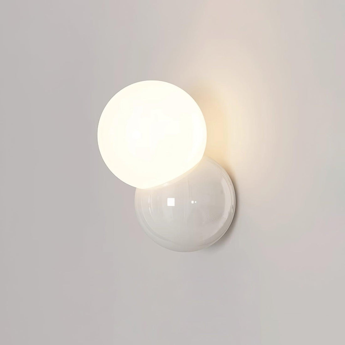 Double Ball Mandarin Duck Color Wall Sconce