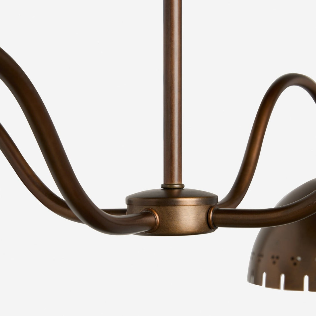 Lustrona Modern Chandelier – Artistic Metal Structure Statement Light for Living or Dining Areas