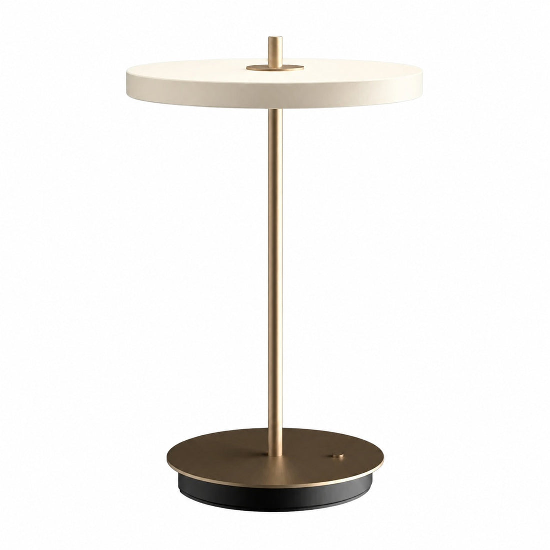 Astris Modern Minimalist Metal Table Lamp Soft LED Illumination for Living Room and Office