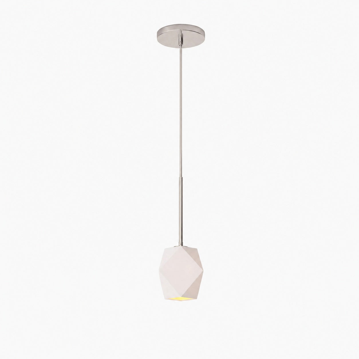Talvior Faceted Pendant Light – Adjustable Glass Light Fixture