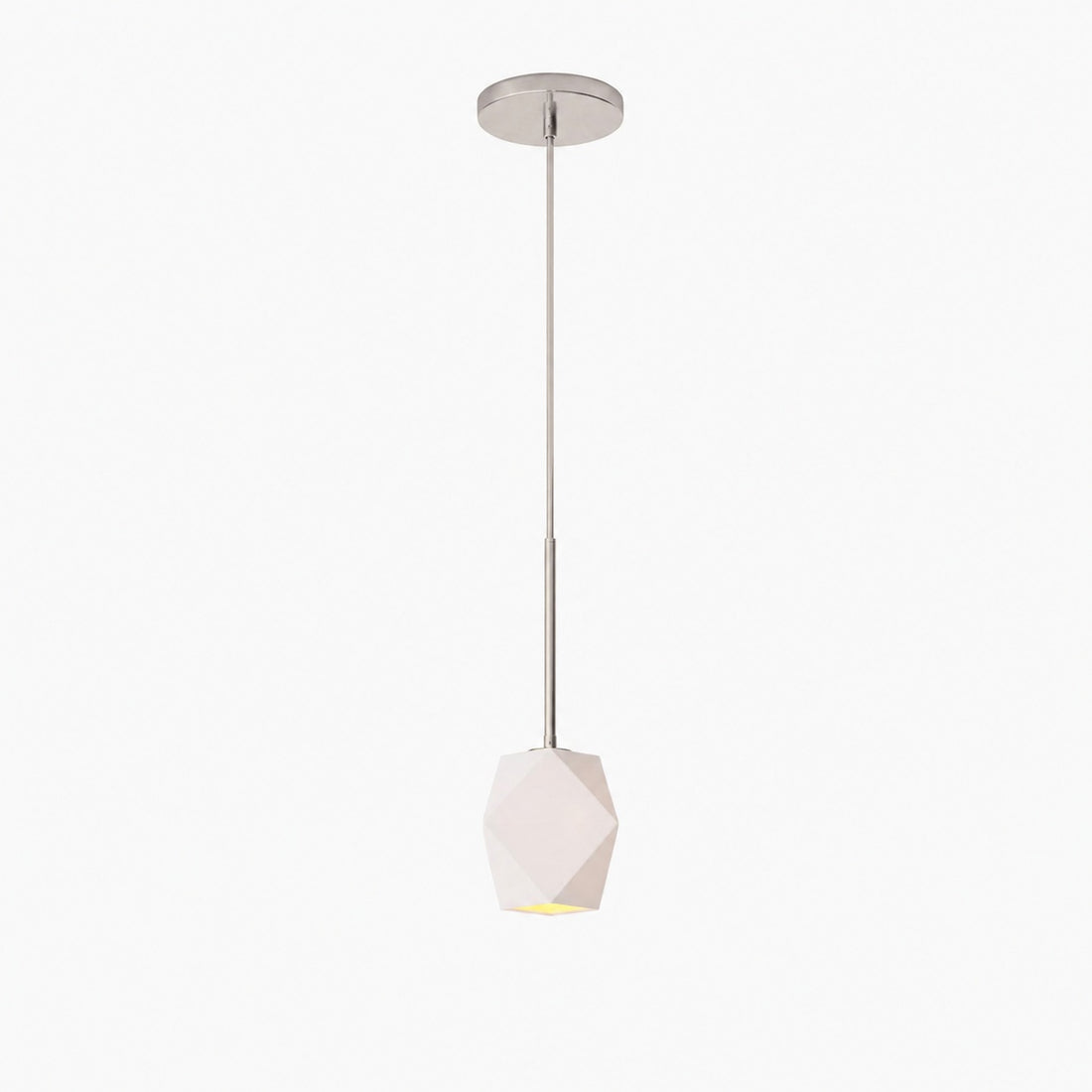 Talvior Faceted Pendant Light – Adjustable Glass Light Fixture