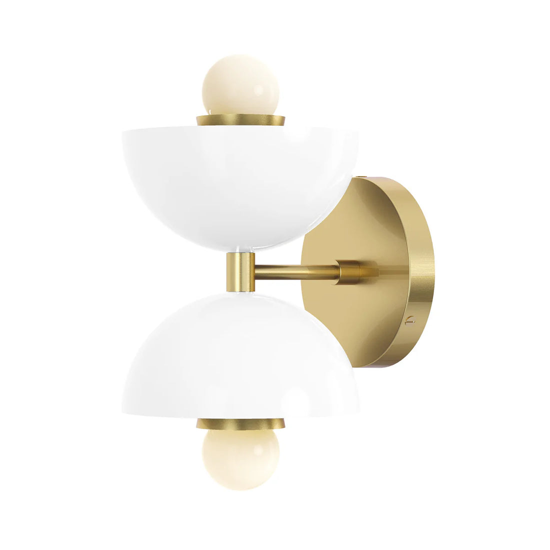 Colorful Double Head Bathroom Wall Lamp – Mid-Century Metal Vanity Sconce