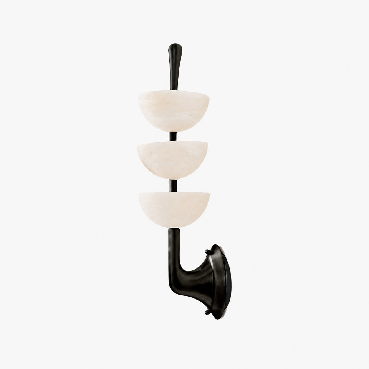 Triple Alabaster Wall Lamp