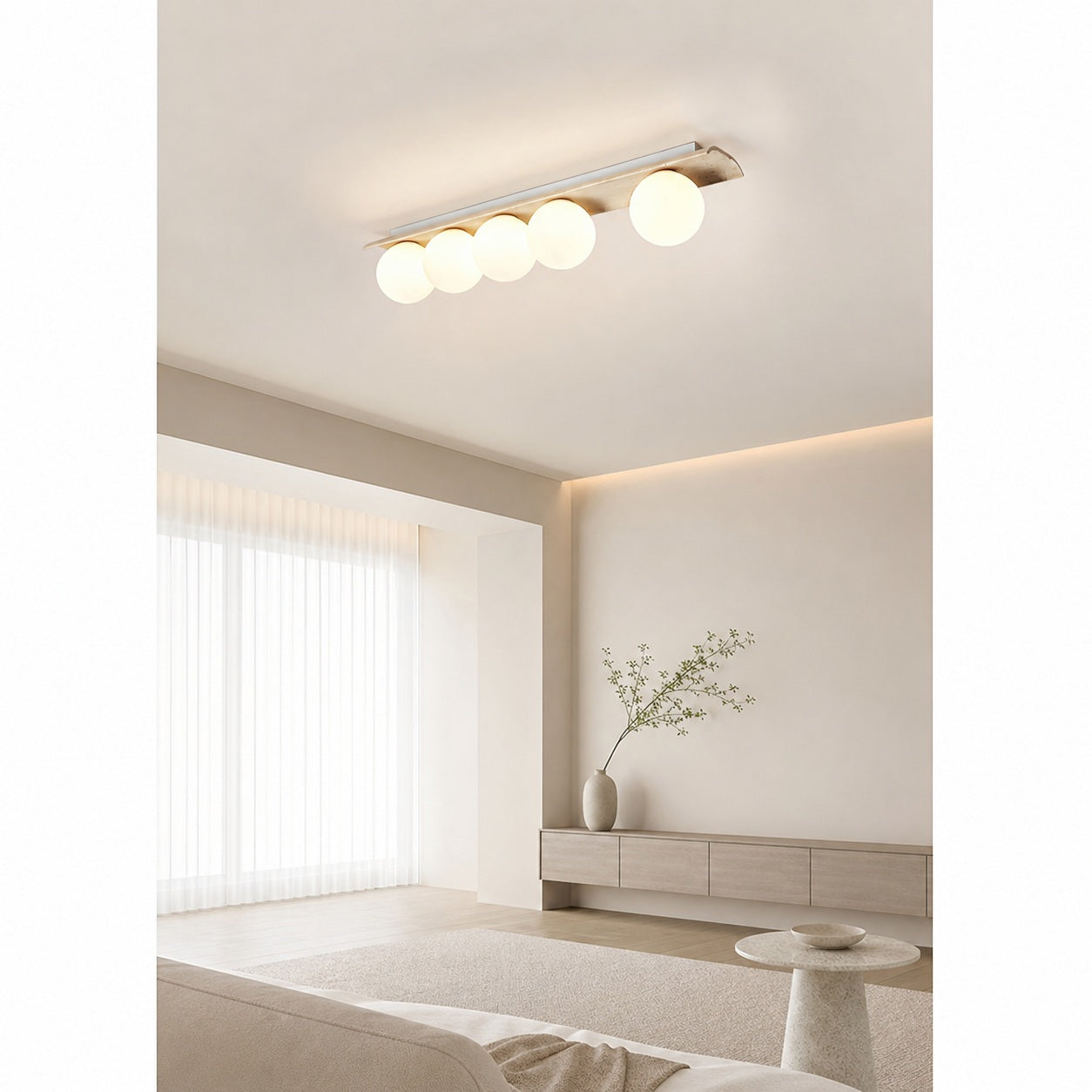 Bianca Globe Ceiling Lamp