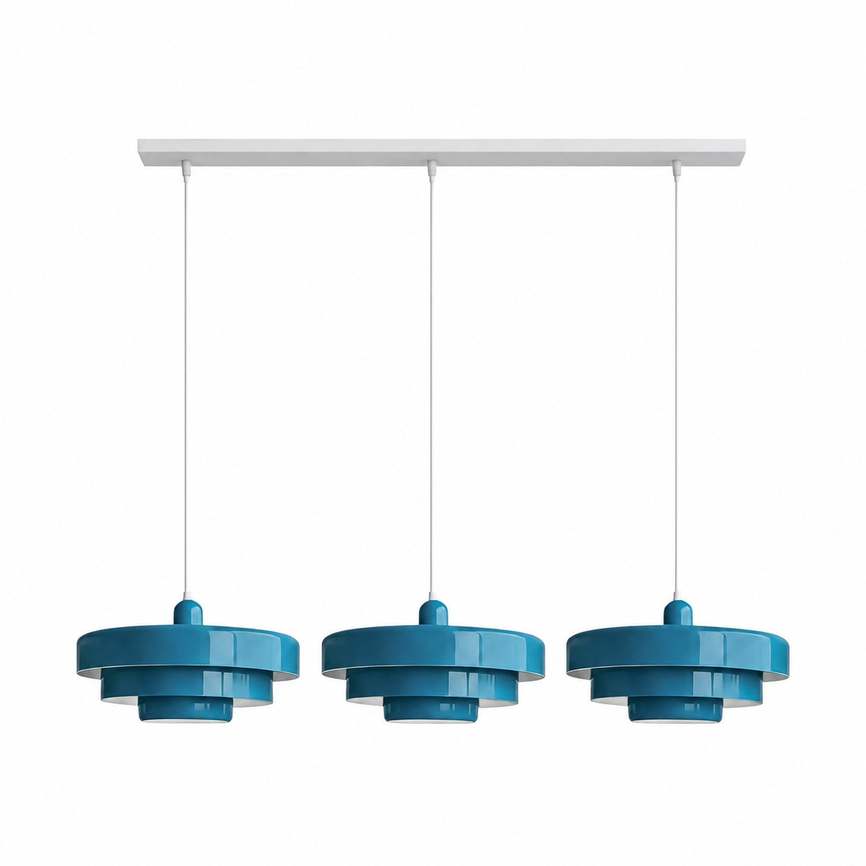 Malero Triple Layer Macarons Pendant Light - Modern Disc Form Lighting for Dining Room or Lounge N52