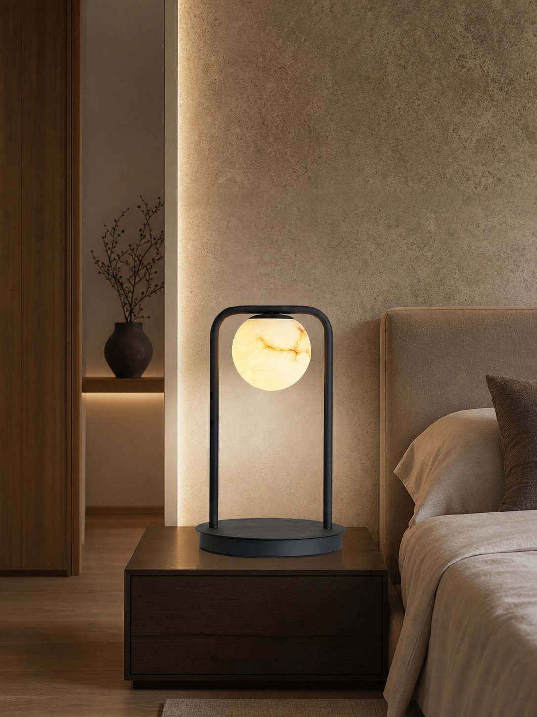 Tribeca Alabaster Table Lamp
