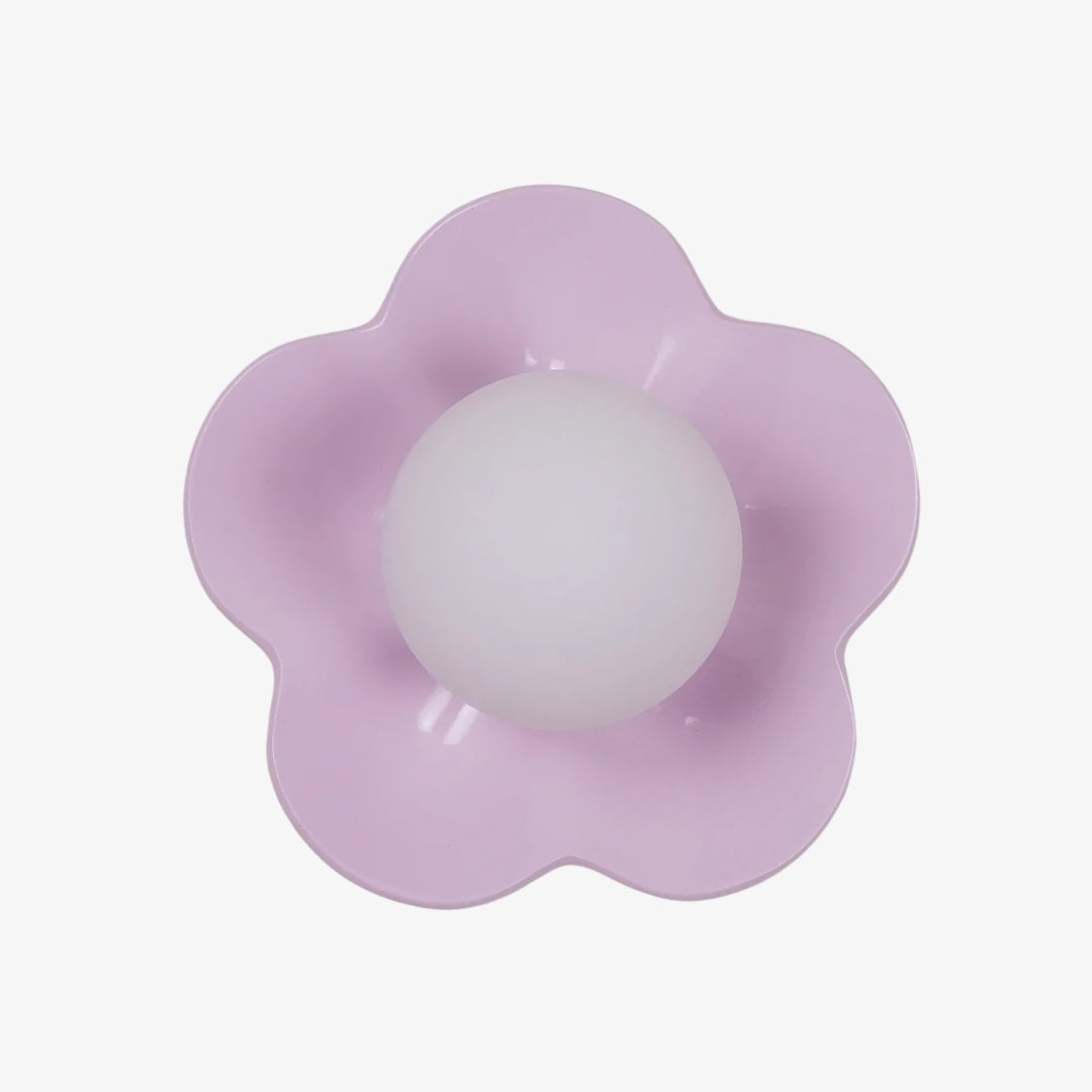 Florixa Blooming Flower Wall Sconce - Plug-in and Hardwired Lamp for Bedroom Decor