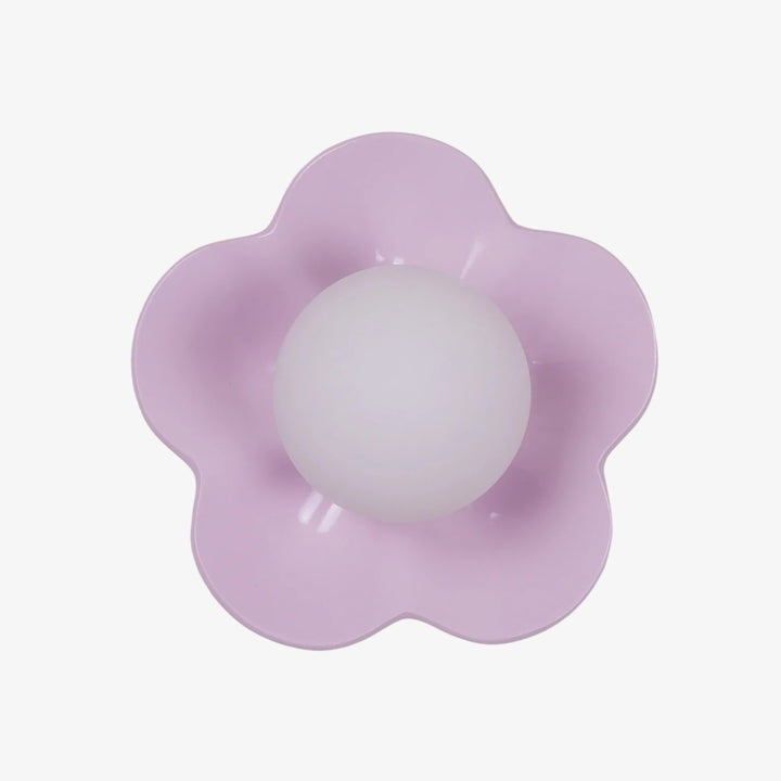 Florixa Blooming Flower Wall Sconce - Plug-in and Hardwired Lamp for Bedroom Decor