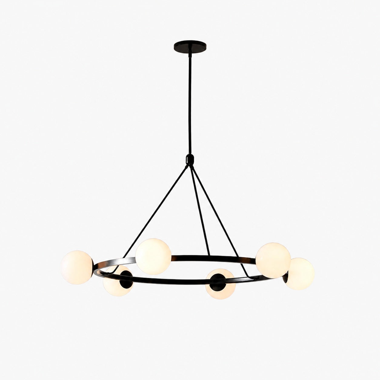 Brelia Round Light Chandelier - Modern Globe Chandelier in Stylish Design