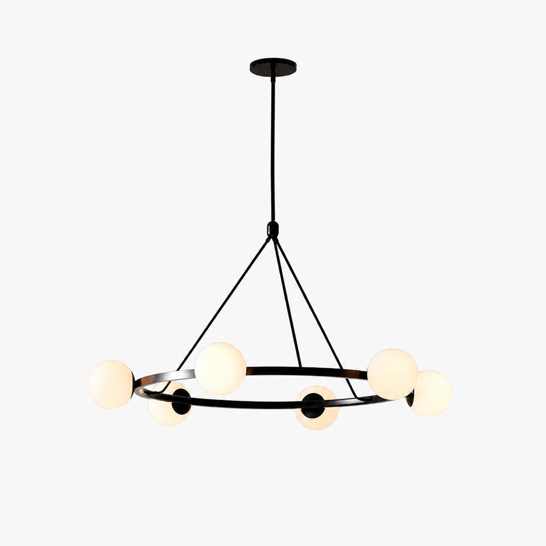 Brelia Round Light Chandelier - Modern Globe Chandelier in Stylish Design