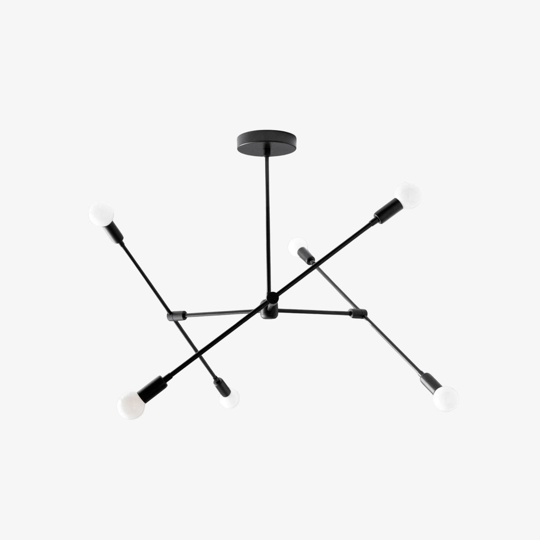 Mobilux Line Modern Mobile Chandelier - Minimalist Ceiling Light for Dining Room