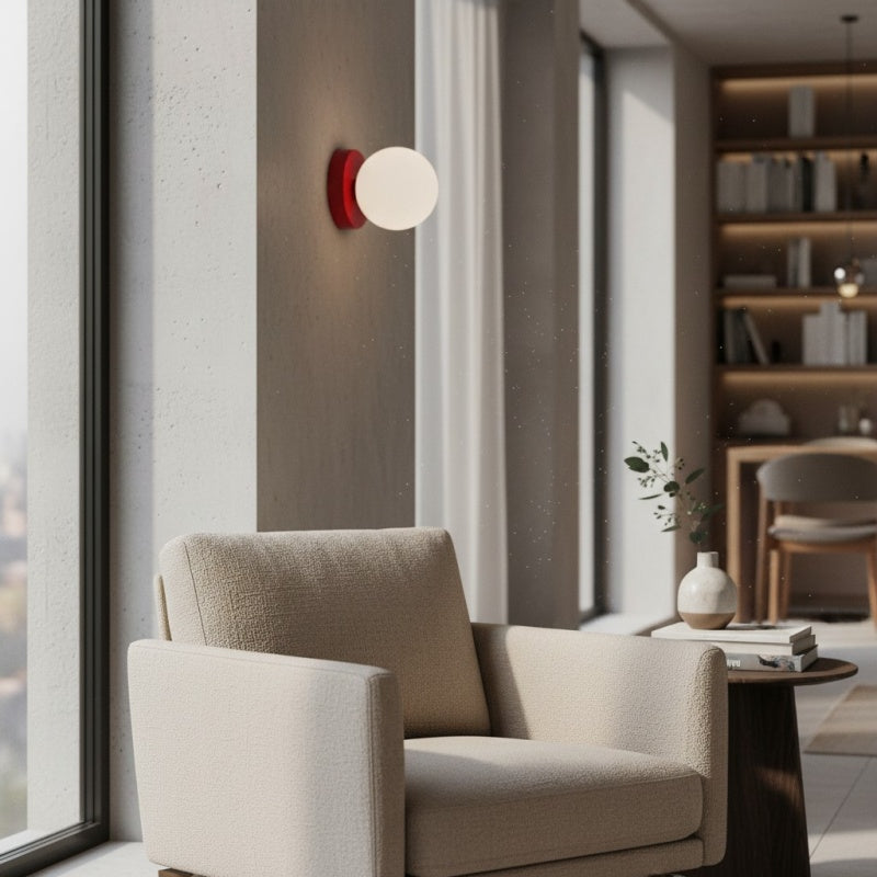Nuevola Soft Sculptural Wall Light - Minimal Decorative Wall Lamp for Modern Indoor Spaces