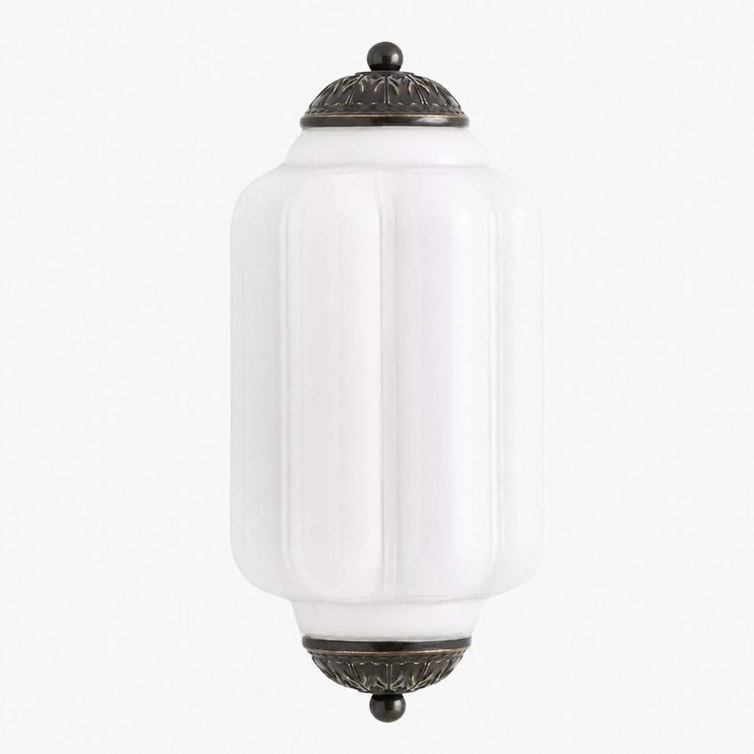 Eloise Brass Wall Sconce – Elegant Milk Glass Vintage Lighting