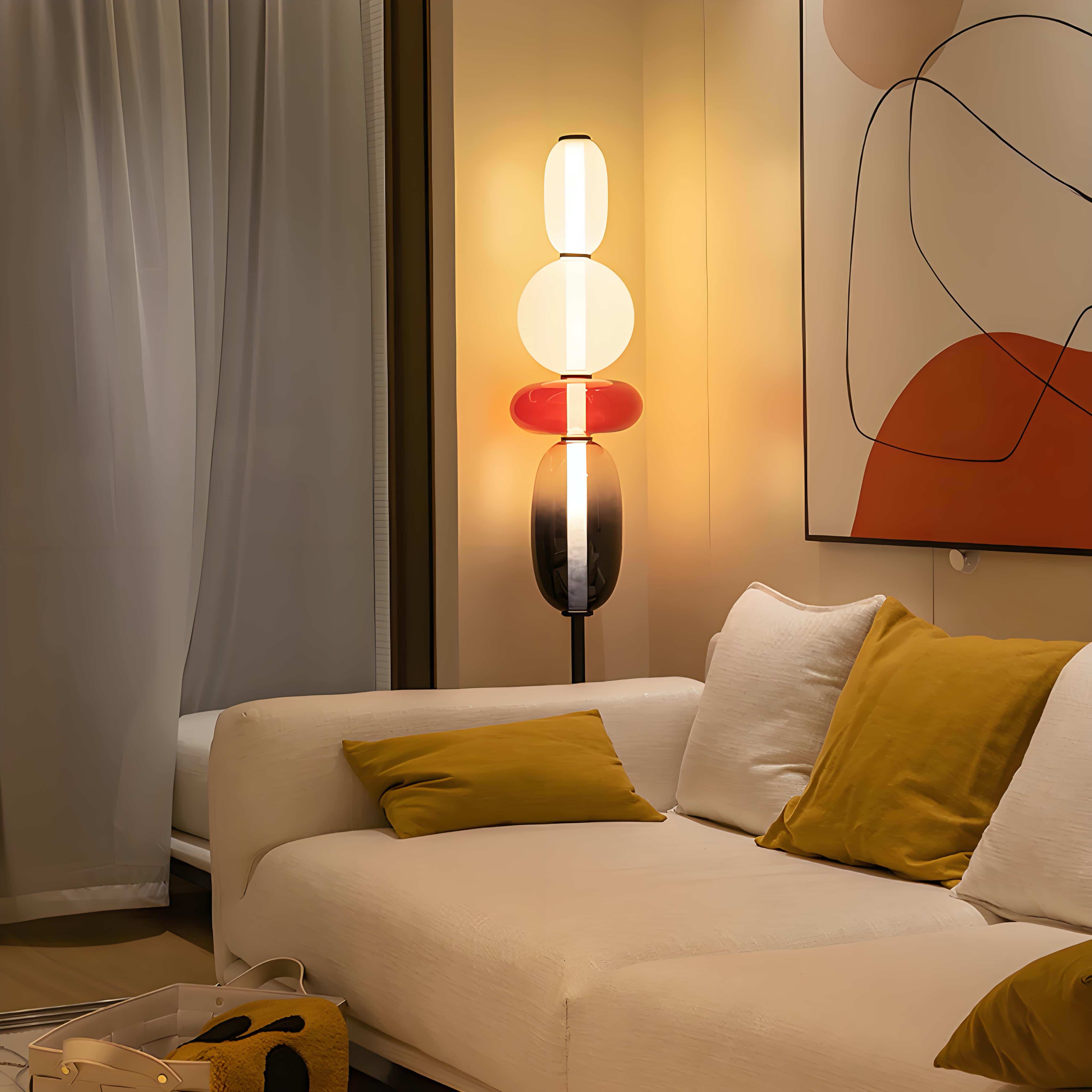 Candied Glass Floor Light