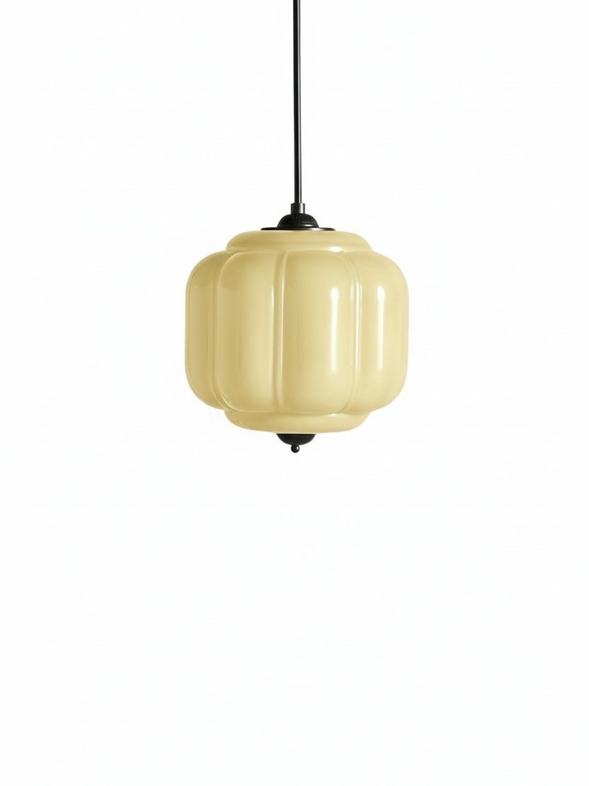 Eloise Vintage Glass Chandelier - Milk Glass Home Accent