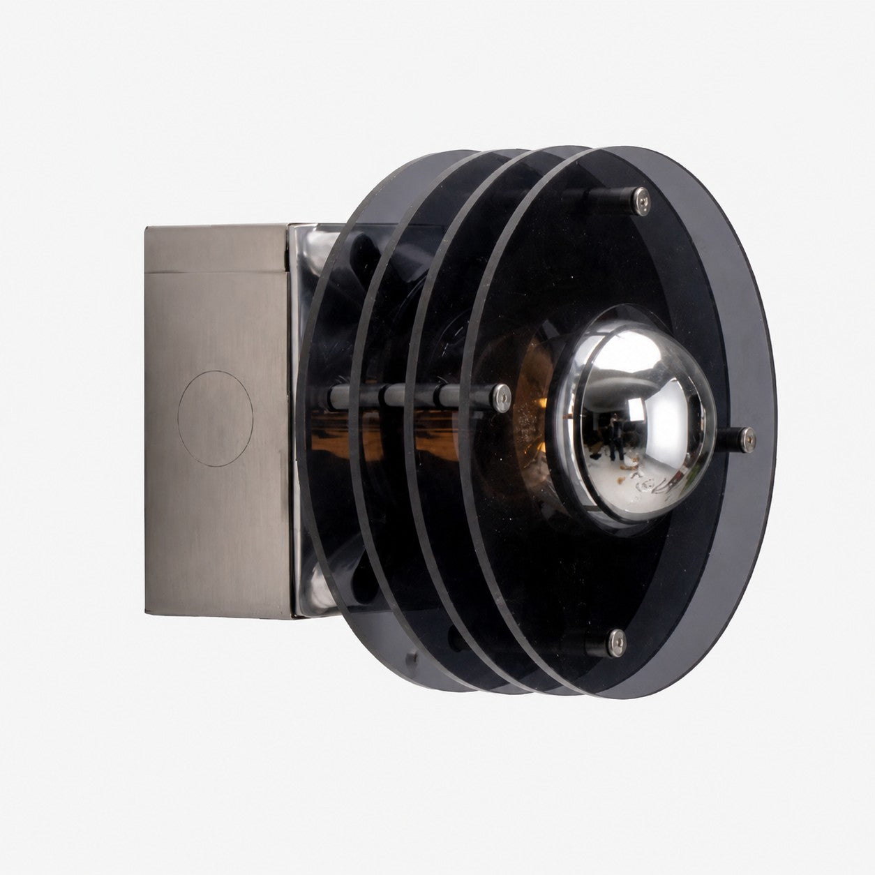 Bauhaus acrylic wall lamp lifestyle and detail image