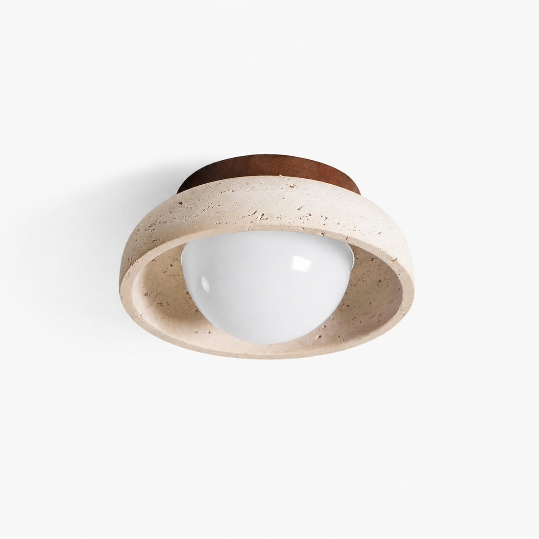 Piedra Travertine Ceiling Lamp