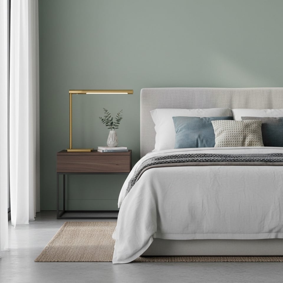 Zorv Task Table Lamp – Timeless Metal Table Lamp with Touch Switch for Study or Living Room