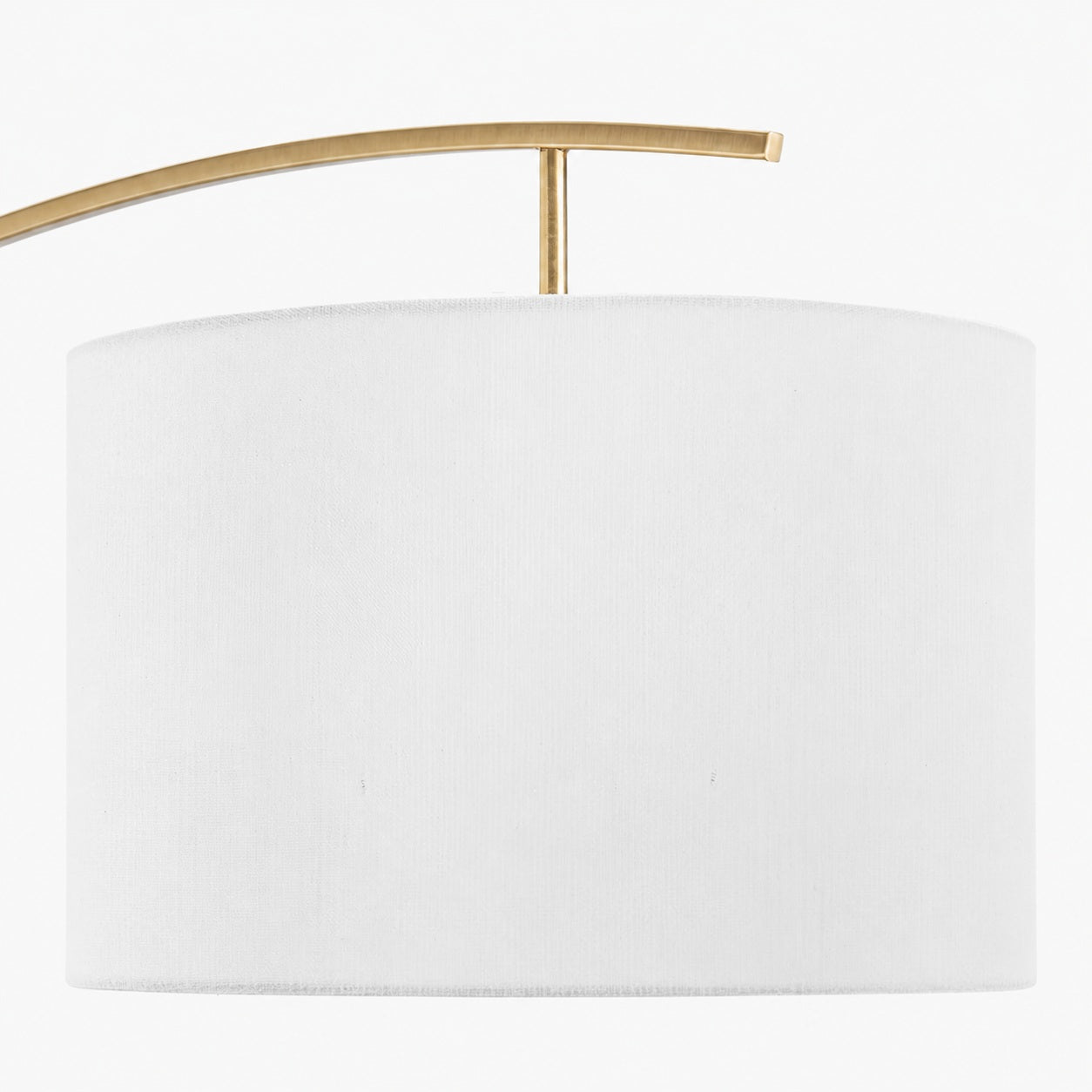 AstraLoop Modern Arc Fabric Floor Lamp - Elegant Sleek Curved Metal Design for Interiors