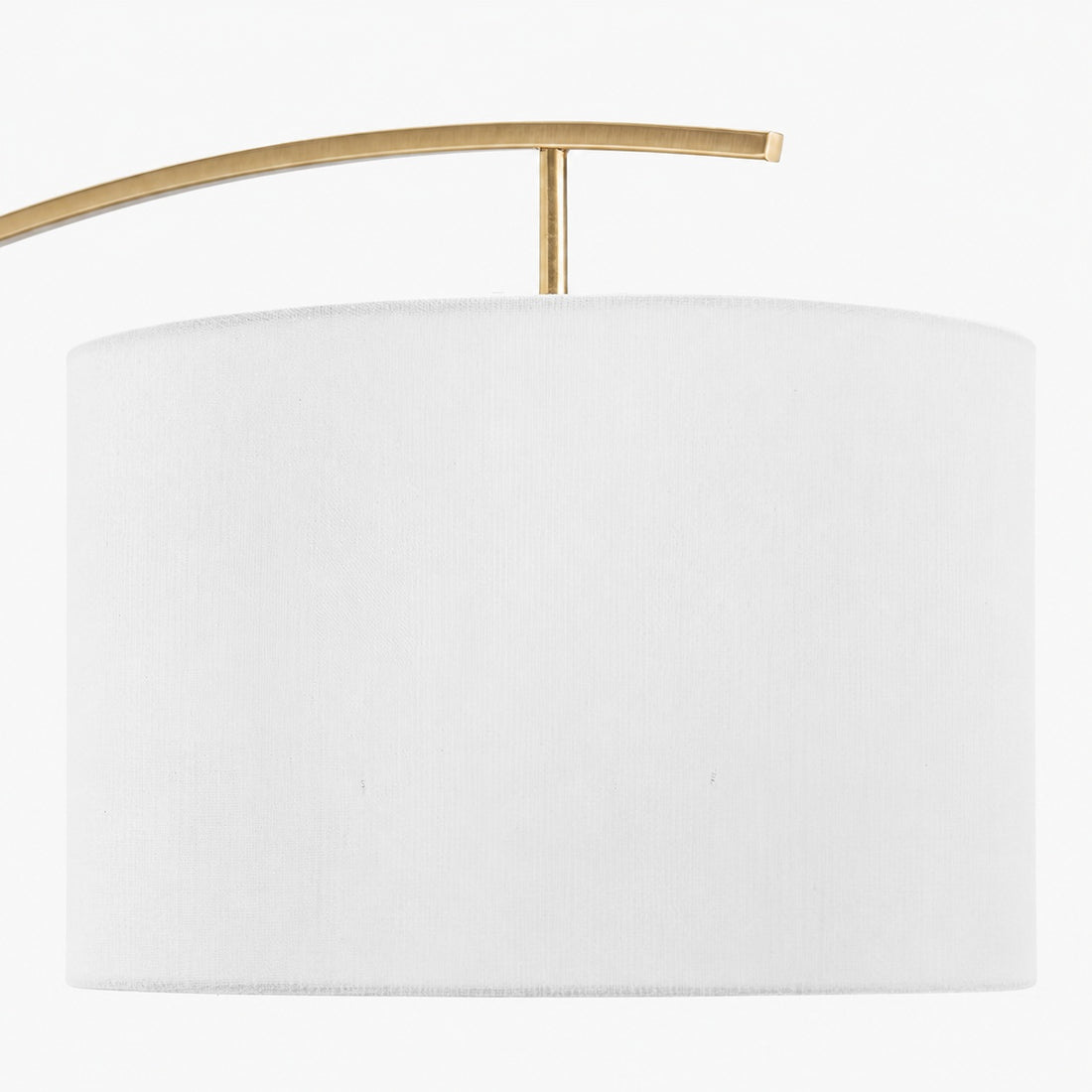 AstraLoop Modern Arc Fabric Floor Lamp - Elegant Sleek Curved Metal Design for Interiors
