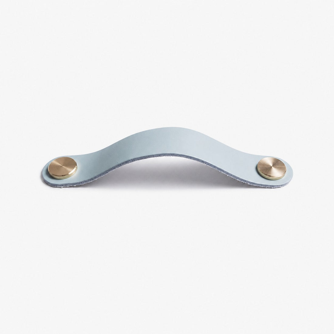 Cowhide leather and brass cabinet pull handle color and size option